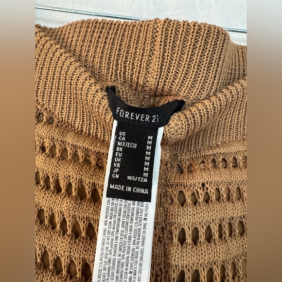 Forever 21 Brown Crochet Knit Pants - Picture 4 of 6
